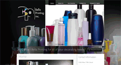 Desktop Screenshot of bellaprinting.net